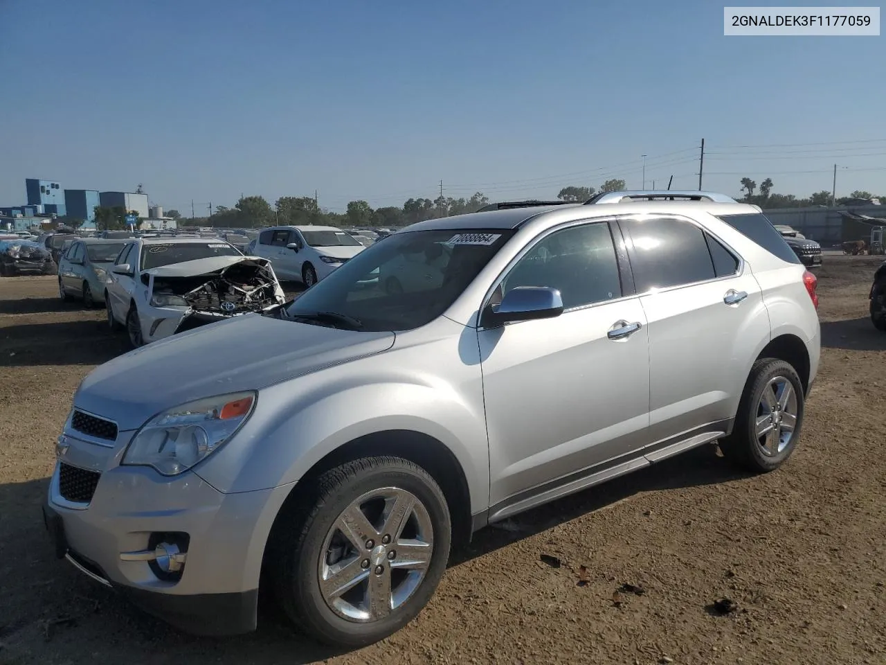 2GNALDEK3F1177059 2015 Chevrolet Equinox Ltz