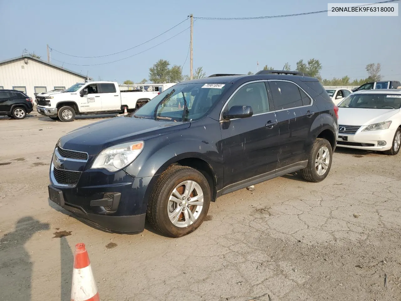 2015 Chevrolet Equinox Lt VIN: 2GNALBEK9F6318000 Lot: 70961854