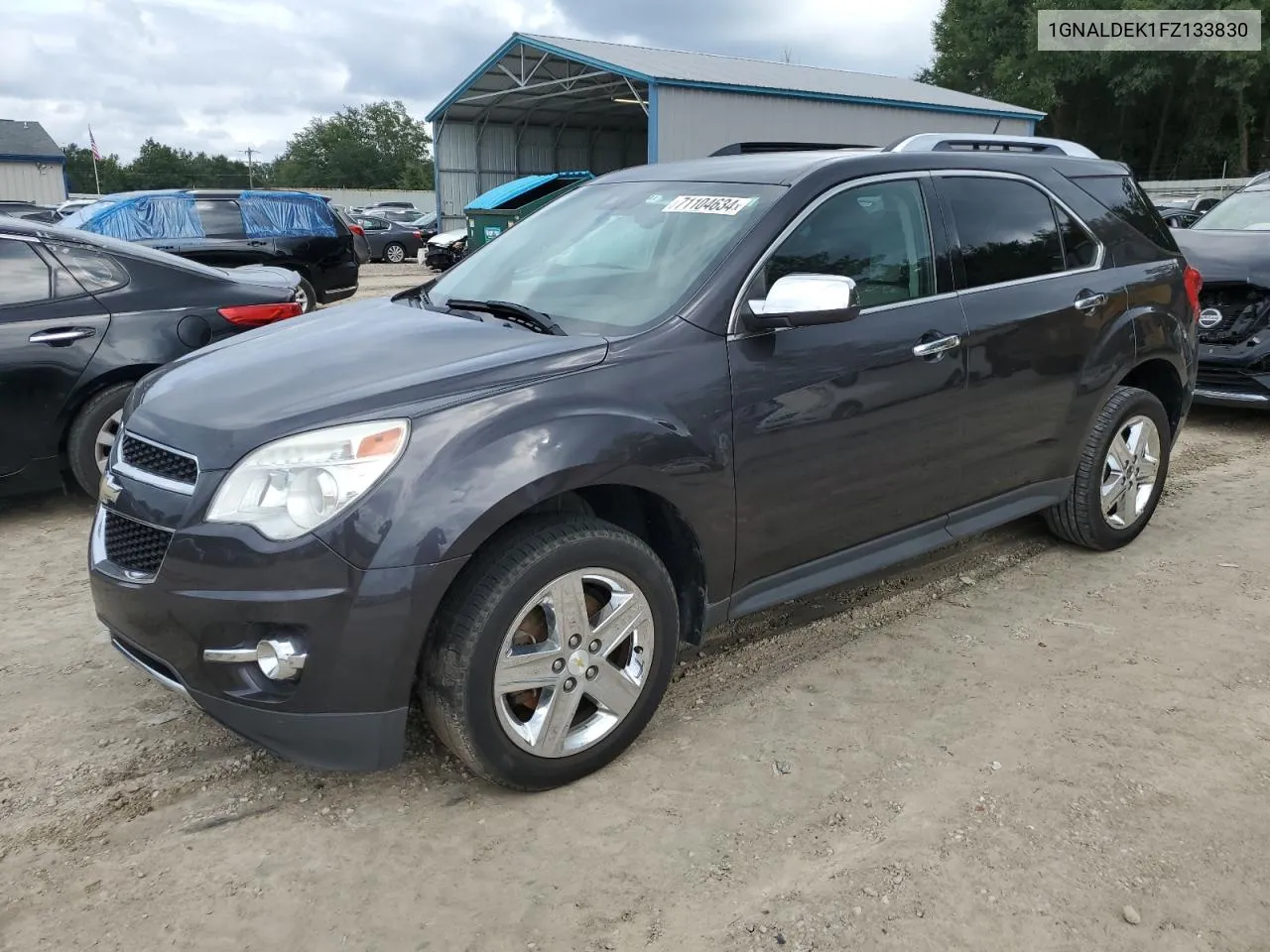 2015 Chevrolet Equinox Ltz VIN: 1GNALDEK1FZ133830 Lot: 71104634