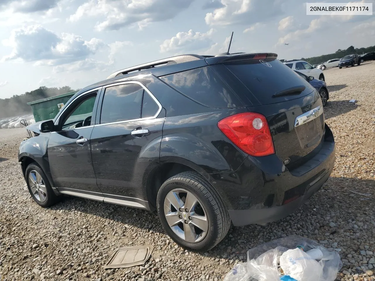 2015 Chevrolet Equinox Lt VIN: 2GNALBEK0F1171174 Lot: 71110194