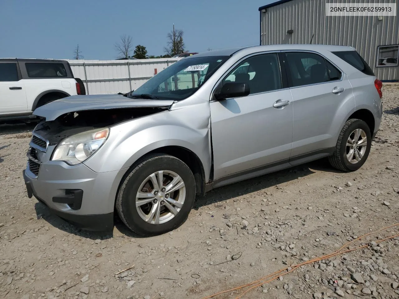 2015 Chevrolet Equinox Ls VIN: 2GNFLEEK0F6259913 Lot: 71193414