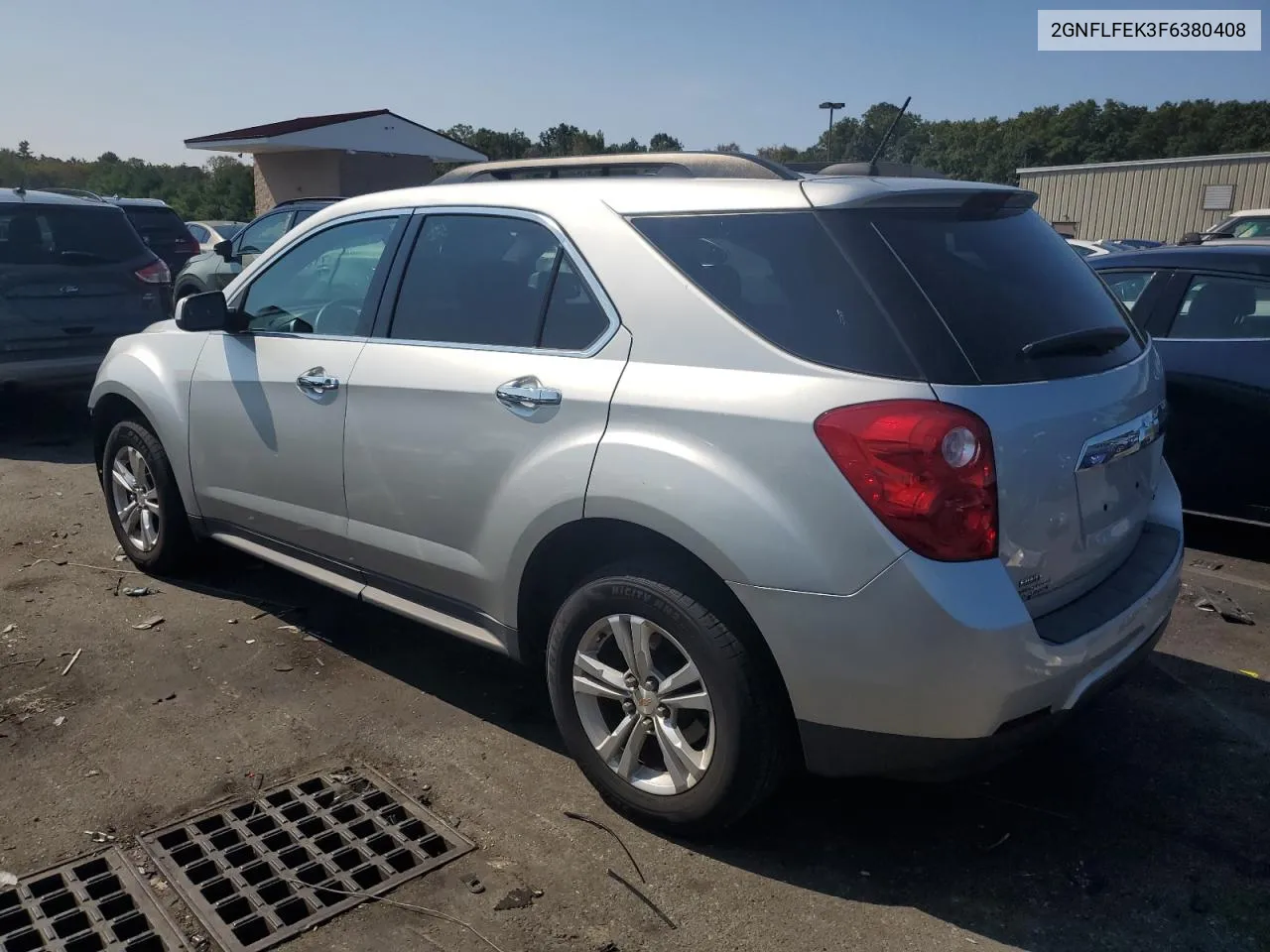 2015 Chevrolet Equinox Lt VIN: 2GNFLFEK3F6380408 Lot: 71238464