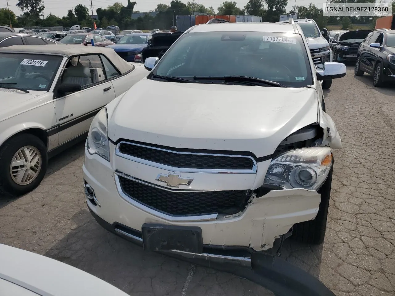 2015 Chevrolet Equinox Ltz VIN: 1GNALDEK9FZ128360 Lot: 71372044