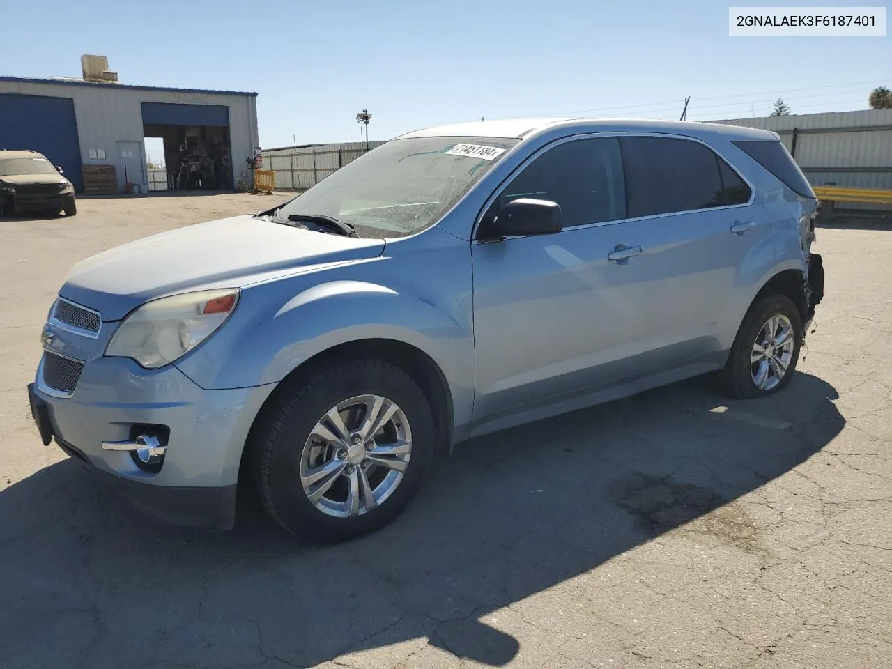 2015 Chevrolet Equinox Ls VIN: 2GNALAEK3F6187401 Lot: 71451184