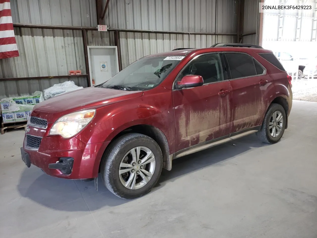 2GNALBEK3F6429223 2015 Chevrolet Equinox Lt