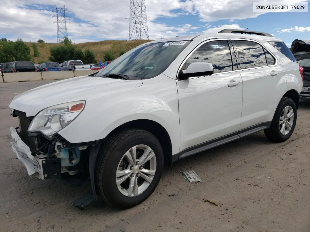 2015 Chevrolet Equinox Lt VIN: 2GNALBEK0F1179629 Lot: 71559864