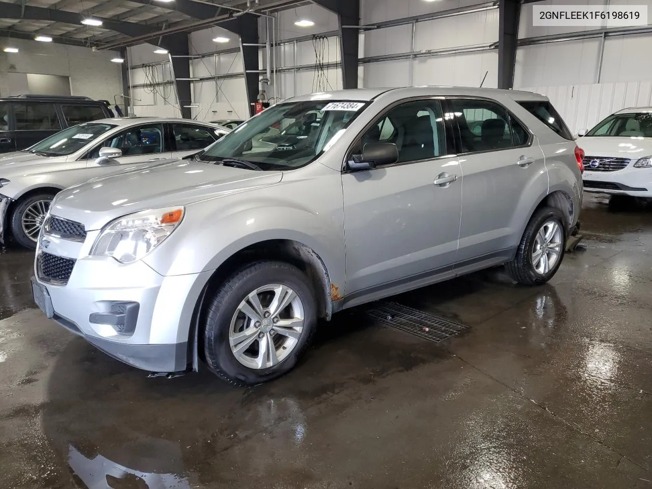 2015 Chevrolet Equinox Ls VIN: 2GNFLEEK1F6198619 Lot: 71674384