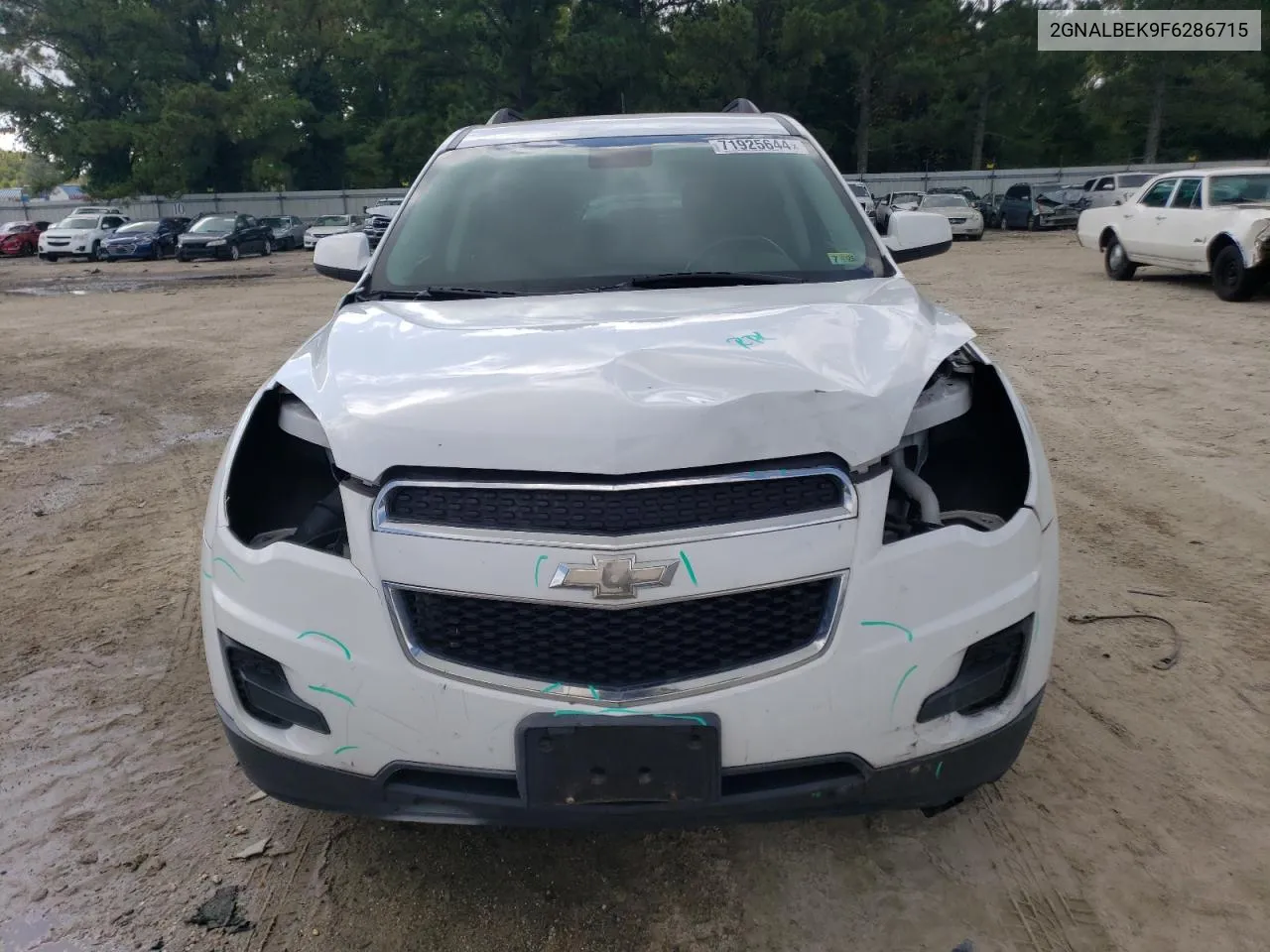 2015 Chevrolet Equinox Lt VIN: 2GNALBEK9F6286715 Lot: 71925644