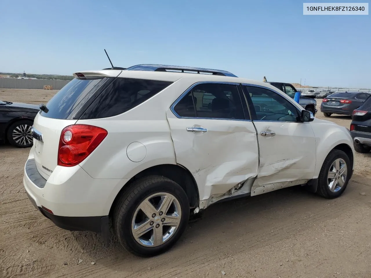 2015 Chevrolet Equinox Ltz VIN: 1GNFLHEK8FZ126340 Lot: 72000404