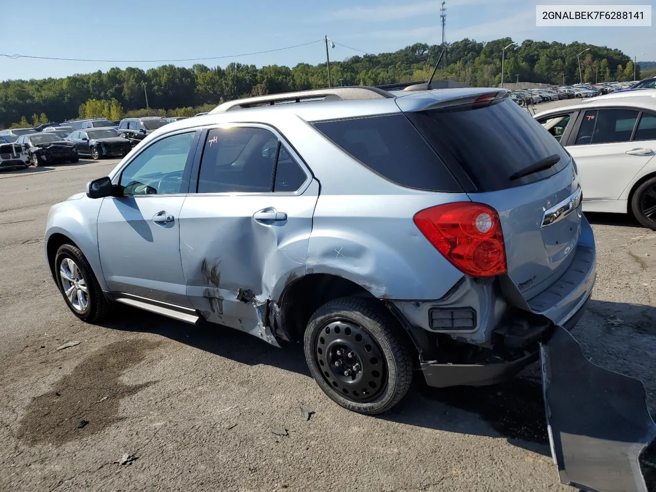 2015 Chevrolet Equinox Lt VIN: 2GNALBEK7F6288141 Lot: 72206334