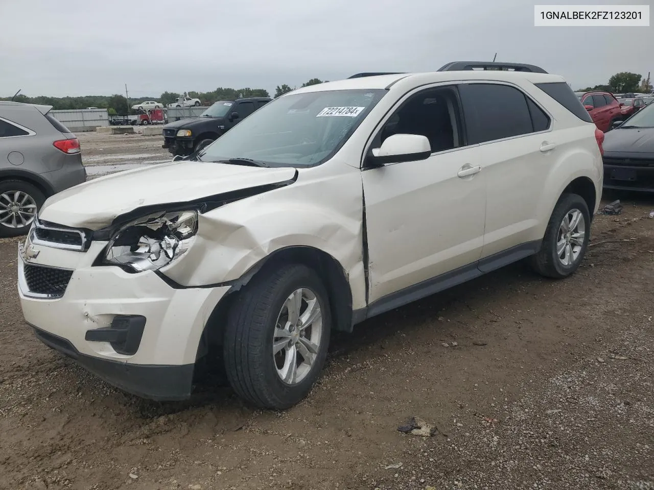 2015 Chevrolet Equinox Lt VIN: 1GNALBEK2FZ123201 Lot: 72214784