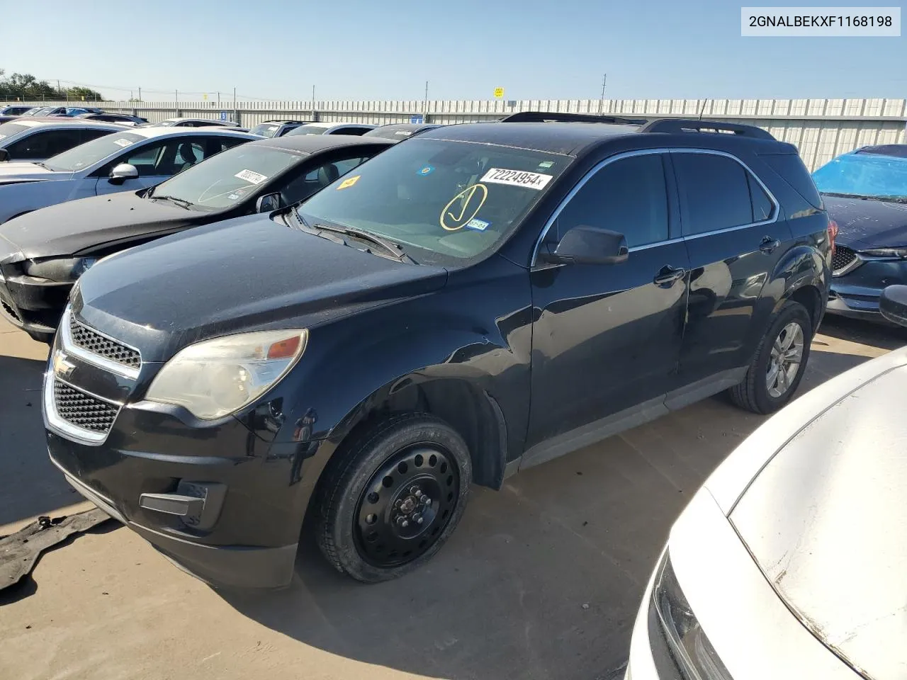 2015 Chevrolet Equinox Lt VIN: 2GNALBEKXF1168198 Lot: 72224954