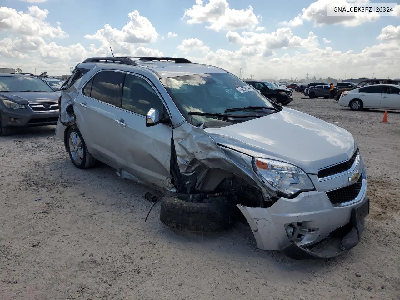 1GNALCEK3FZ126324 2015 Chevrolet Equinox Lt