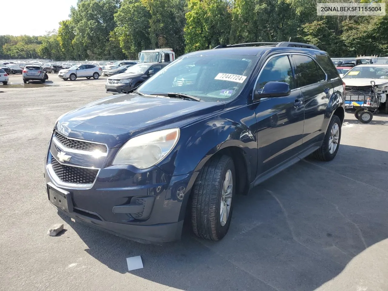 2015 Chevrolet Equinox Lt VIN: 2GNALBEK5F1155004 Lot: 72447724