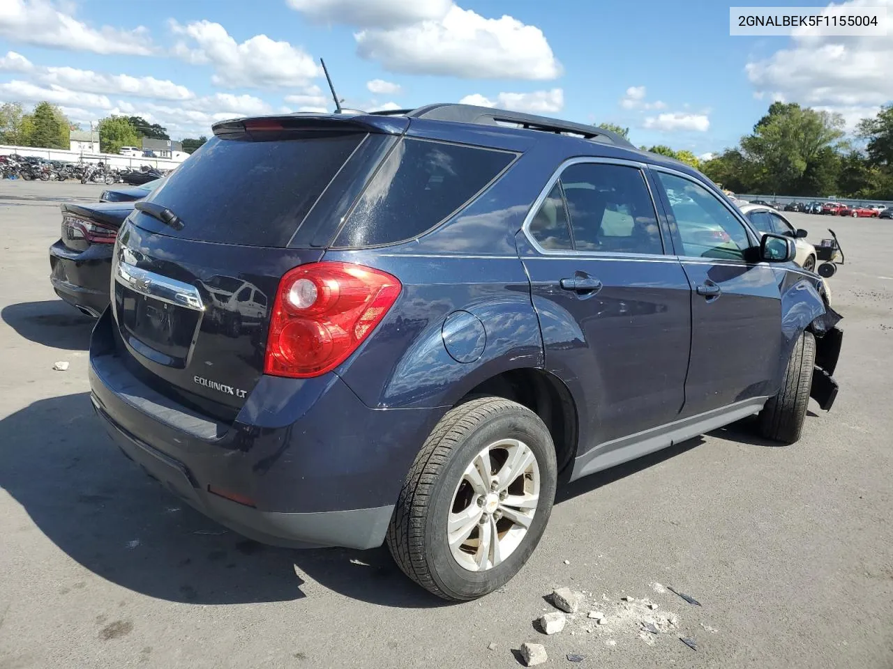 2015 Chevrolet Equinox Lt VIN: 2GNALBEK5F1155004 Lot: 72447724