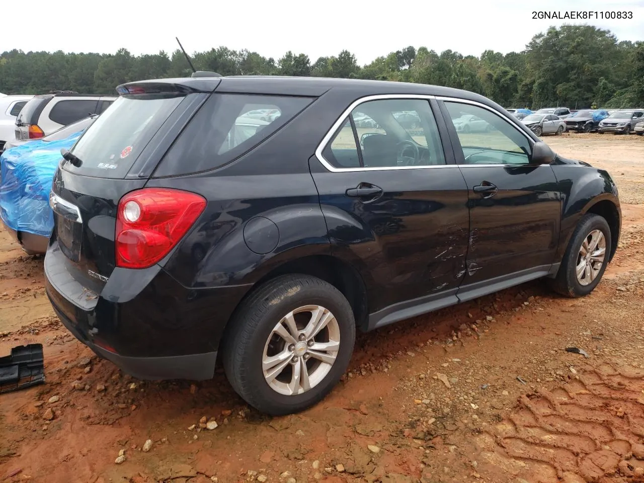 2015 Chevrolet Equinox Ls VIN: 2GNALAEK8F1100833 Lot: 72757134