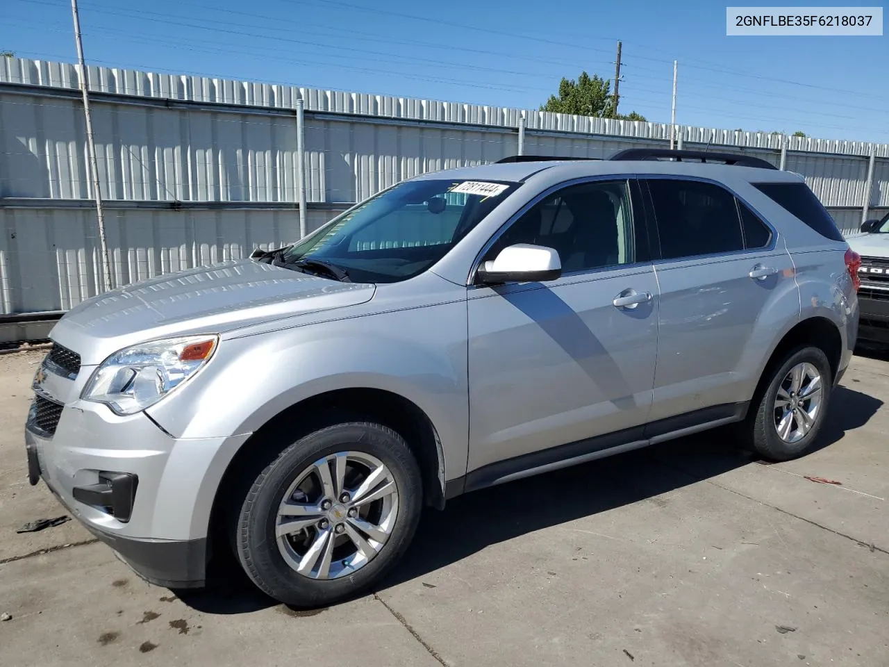 2015 Chevrolet Equinox Lt VIN: 2GNFLBE35F6218037 Lot: 72811444