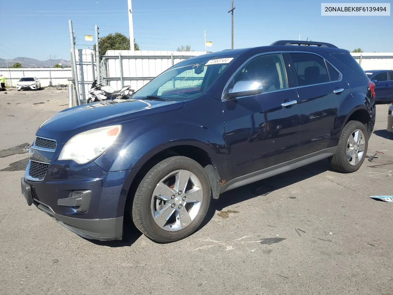 2015 Chevrolet Equinox Lt VIN: 2GNALBEK8F6139494 Lot: 72863144