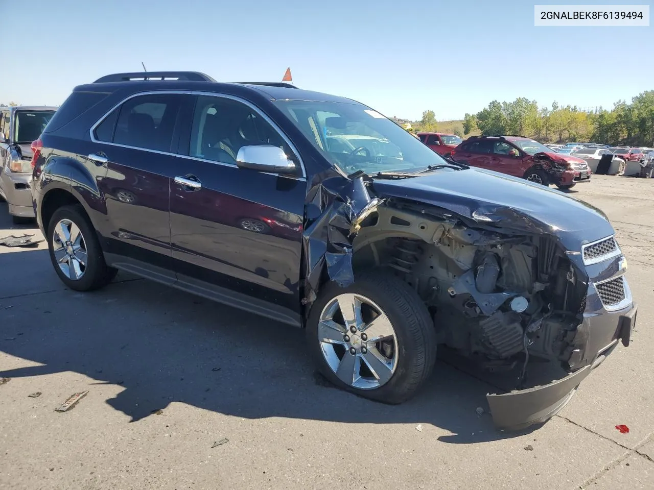 2015 Chevrolet Equinox Lt VIN: 2GNALBEK8F6139494 Lot: 72863144