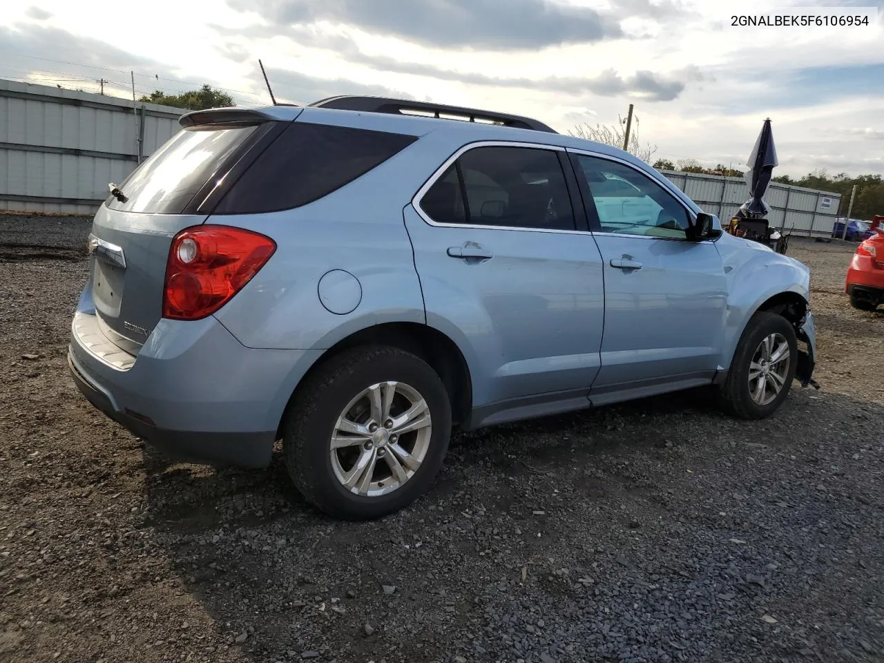 2015 Chevrolet Equinox Lt VIN: 2GNALBEK5F6106954 Lot: 72947814