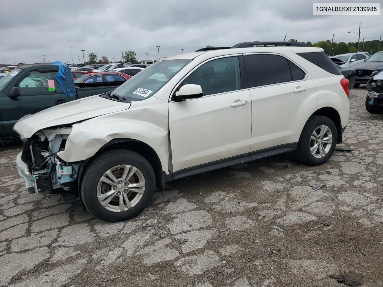 1GNALBEKXFZ139985 2015 Chevrolet Equinox Lt