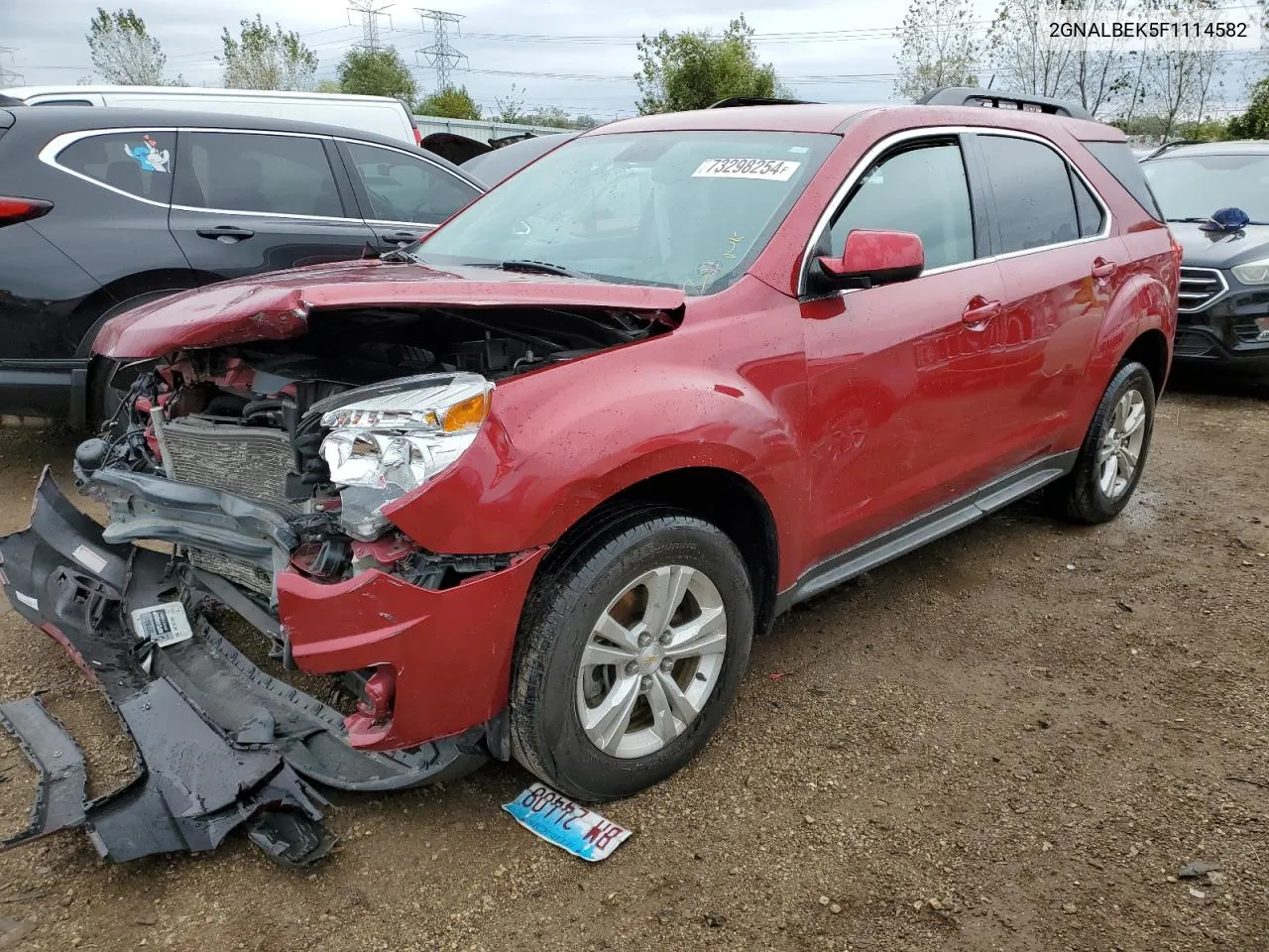 2015 Chevrolet Equinox Lt VIN: 2GNALBEK5F1114582 Lot: 73298254