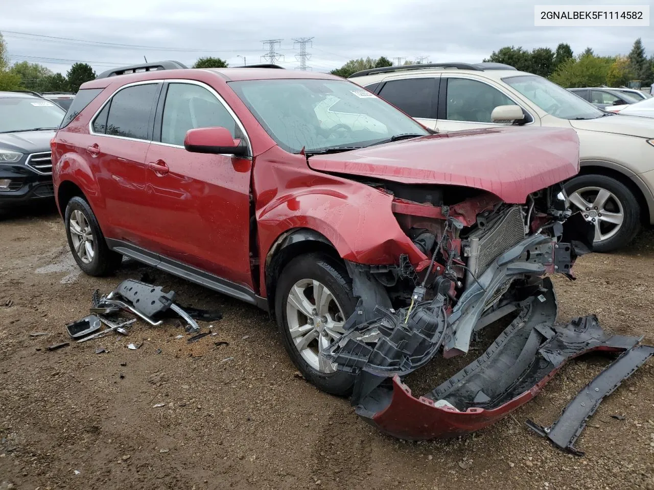 2GNALBEK5F1114582 2015 Chevrolet Equinox Lt