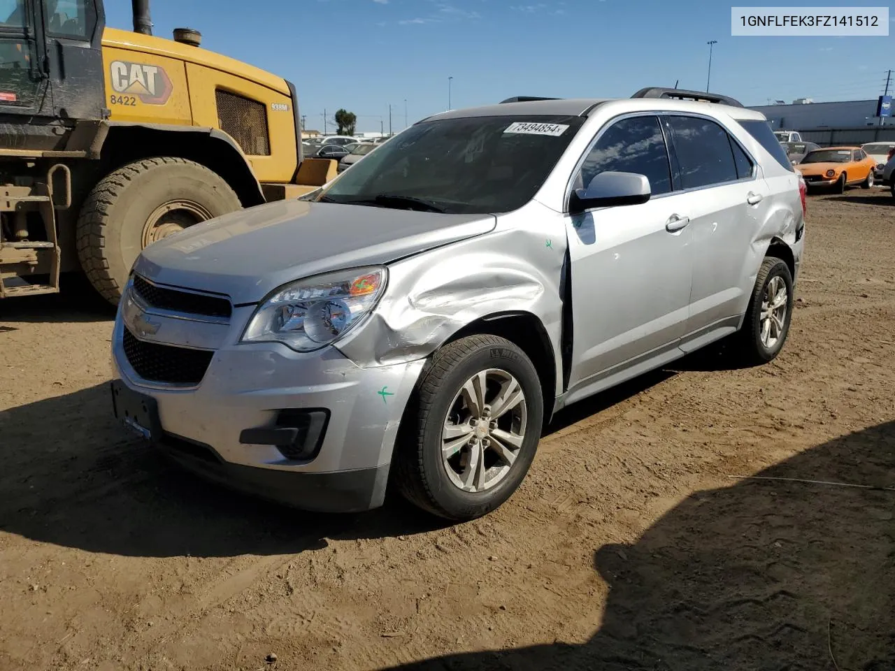 2015 Chevrolet Equinox Lt VIN: 1GNFLFEK3FZ141512 Lot: 73494854