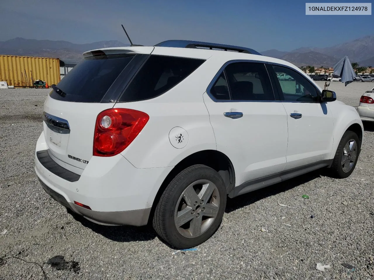 2015 Chevrolet Equinox Ltz VIN: 1GNALDEKXFZ124978 Lot: 73610814