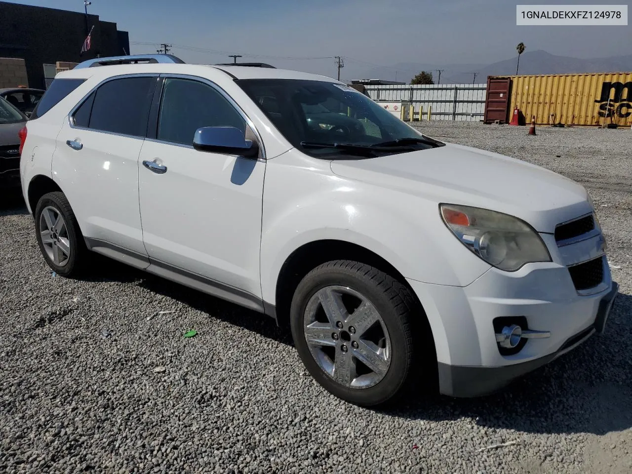 2015 Chevrolet Equinox Ltz VIN: 1GNALDEKXFZ124978 Lot: 73610814