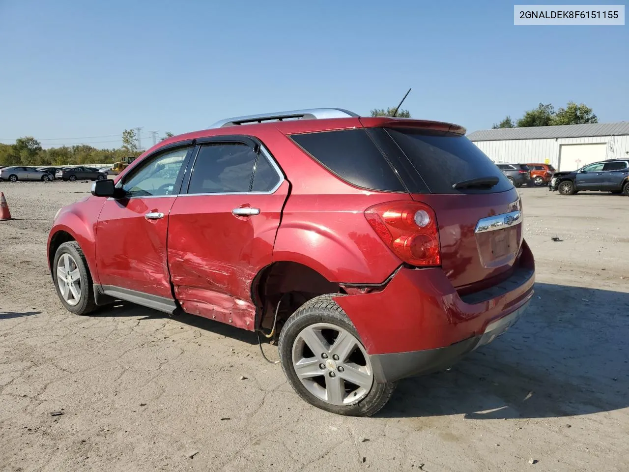 2015 Chevrolet Equinox Ltz VIN: 2GNALDEK8F6151155 Lot: 73740994