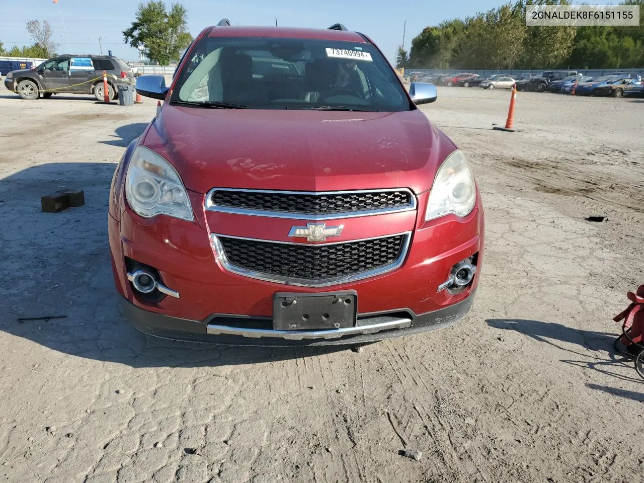 2015 Chevrolet Equinox Ltz VIN: 2GNALDEK8F6151155 Lot: 73740994