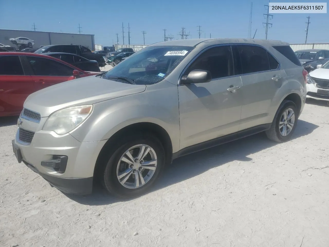 2015 Chevrolet Equinox Ls VIN: 2GNALAEK5F6311507 Lot: 74058594