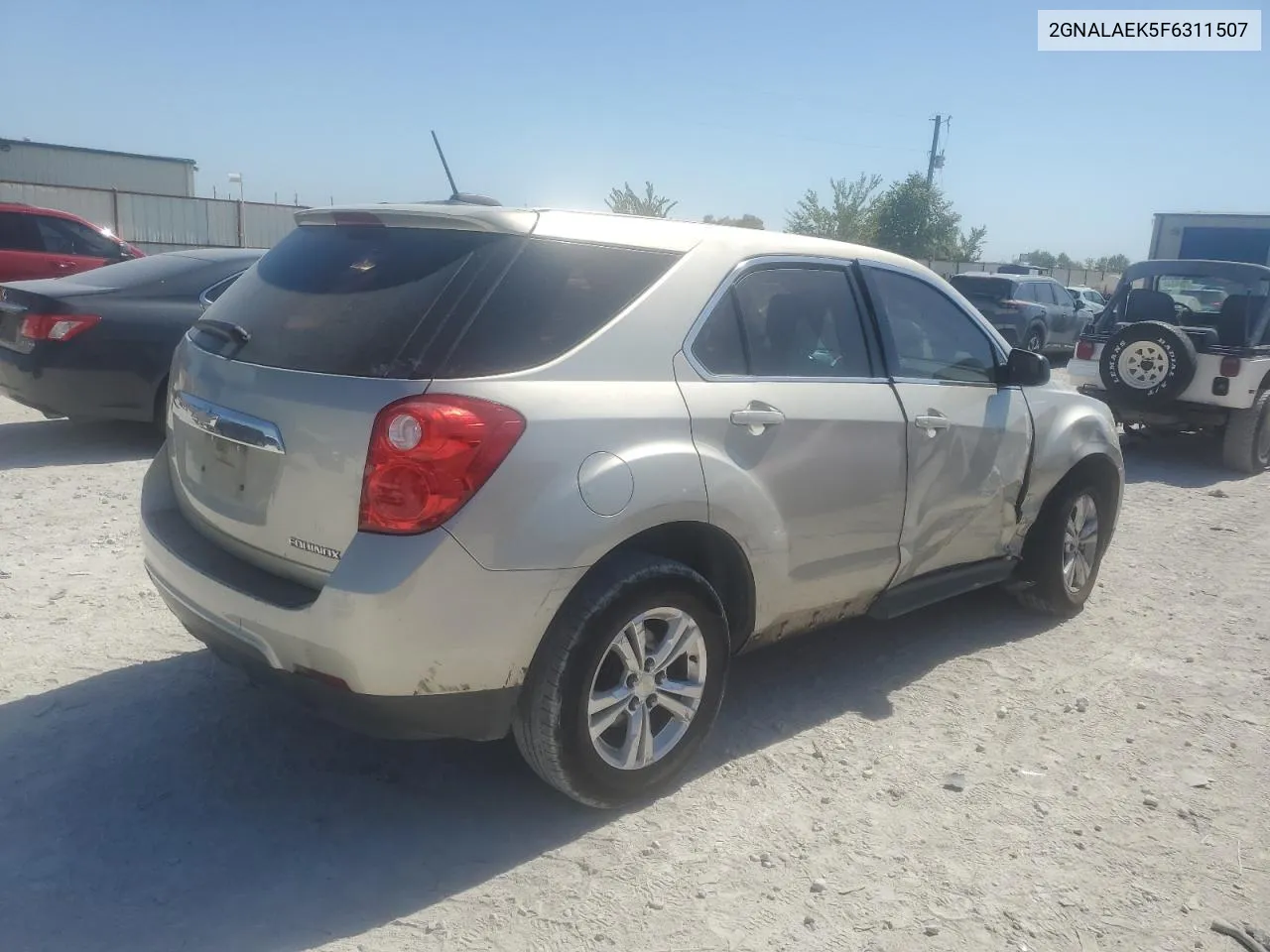 2015 Chevrolet Equinox Ls VIN: 2GNALAEK5F6311507 Lot: 74058594