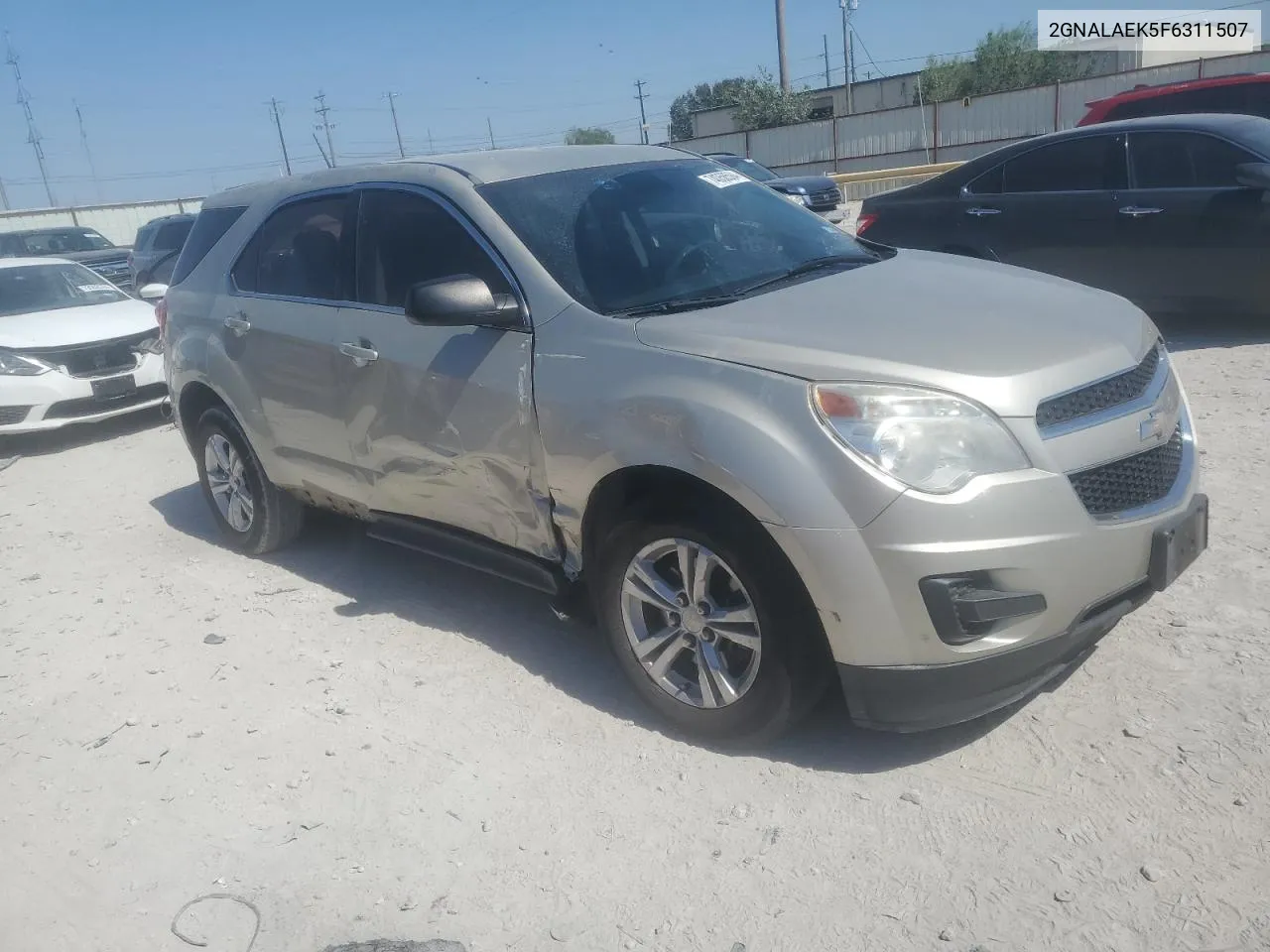 2015 Chevrolet Equinox Ls VIN: 2GNALAEK5F6311507 Lot: 74058594