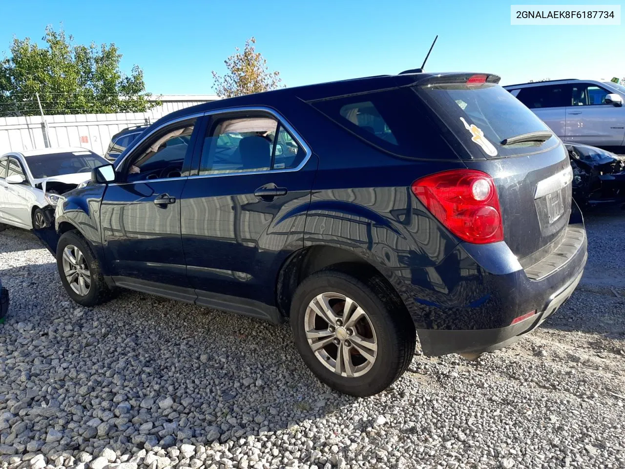 2015 Chevrolet Equinox Ls VIN: 2GNALAEK8F6187734 Lot: 74094434