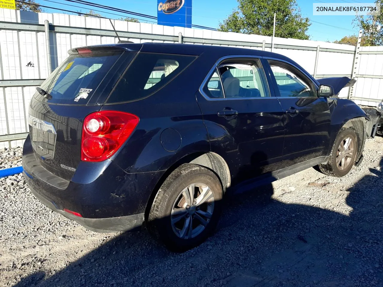 2015 Chevrolet Equinox Ls VIN: 2GNALAEK8F6187734 Lot: 74094434