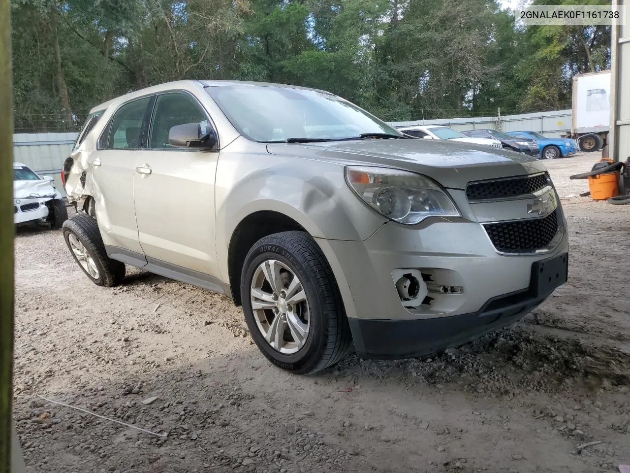 2015 Chevrolet Equinox Ls VIN: 2GNALAEK0F1161738 Lot: 74135284