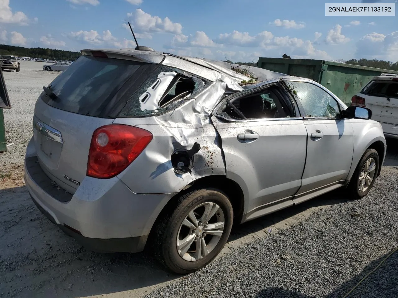 2015 Chevrolet Equinox Ls VIN: 2GNALAEK7F1133192 Lot: 74298234