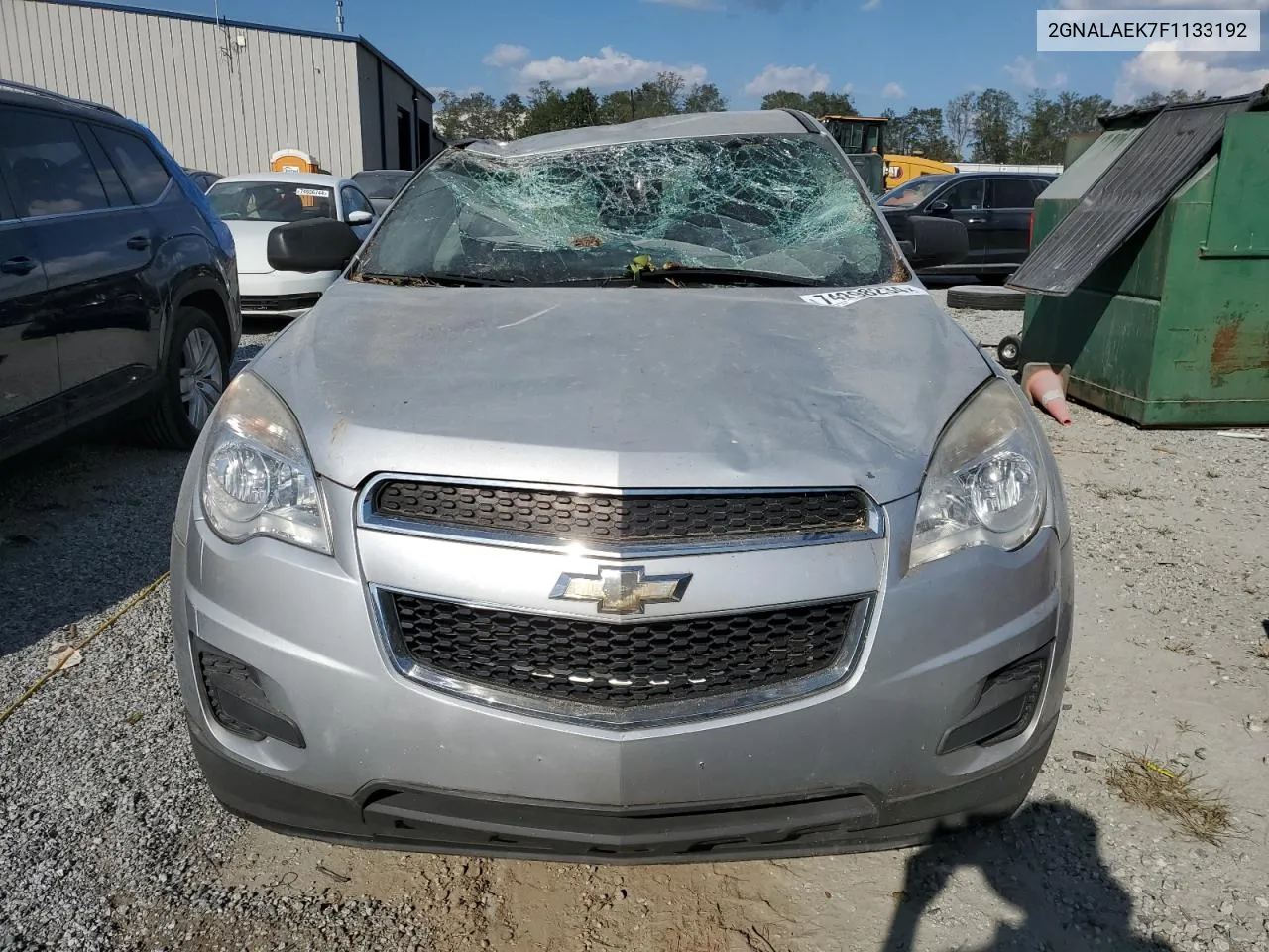 2015 Chevrolet Equinox Ls VIN: 2GNALAEK7F1133192 Lot: 74298234