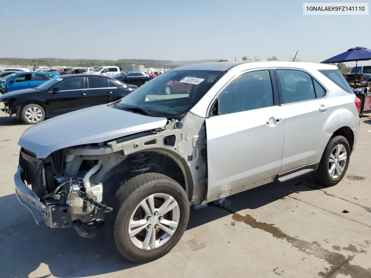 2015 Chevrolet Equinox Ls VIN: 1GNALAEK9FZ141110 Lot: 74335104