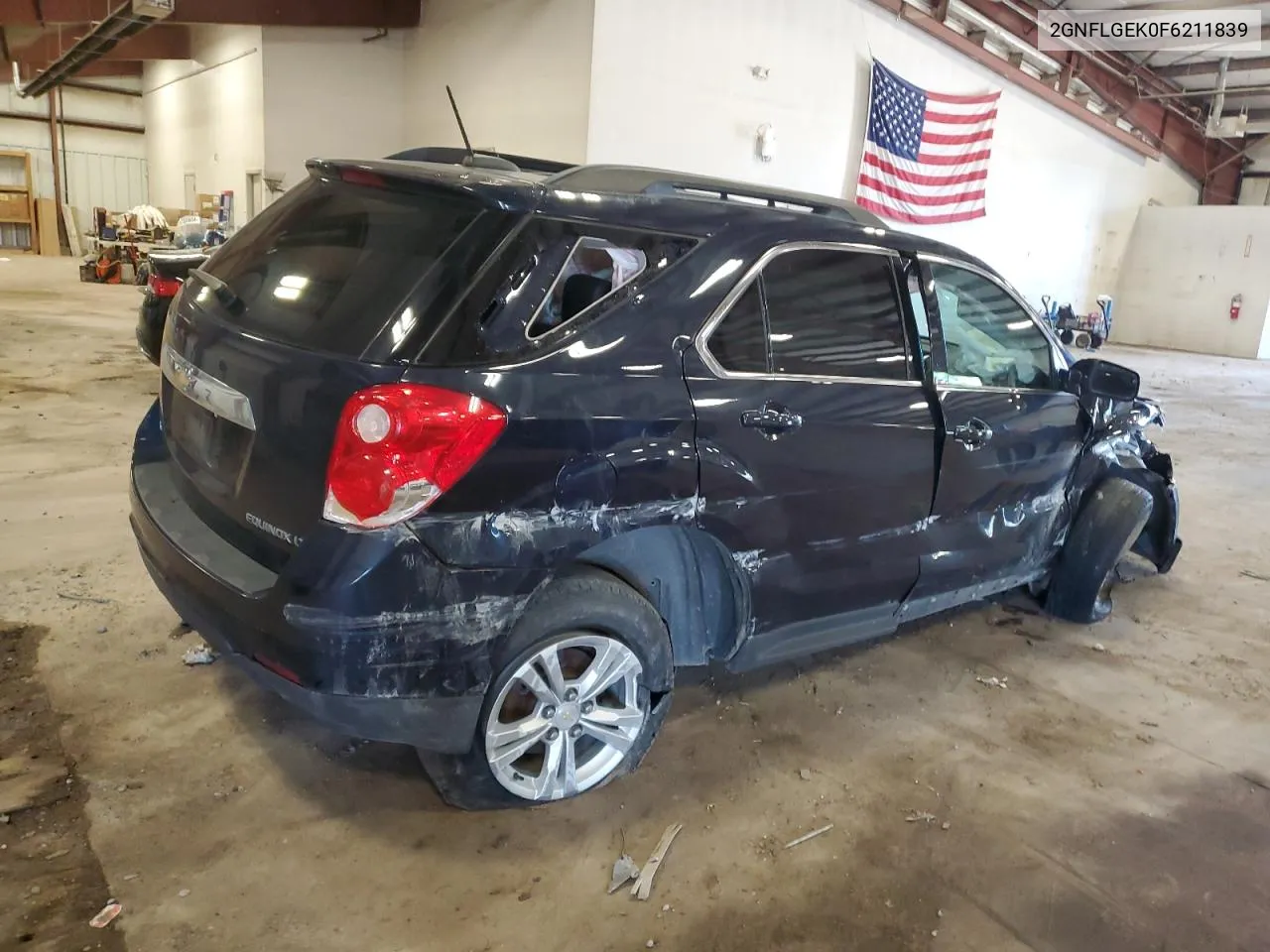 2015 Chevrolet Equinox Lt VIN: 2GNFLGEK0F6211839 Lot: 74351224