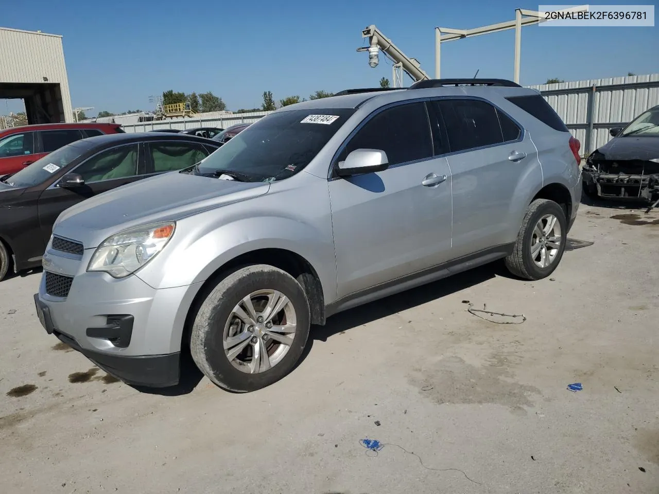 2015 Chevrolet Equinox Lt VIN: 2GNALBEK2F6396781 Lot: 74387484