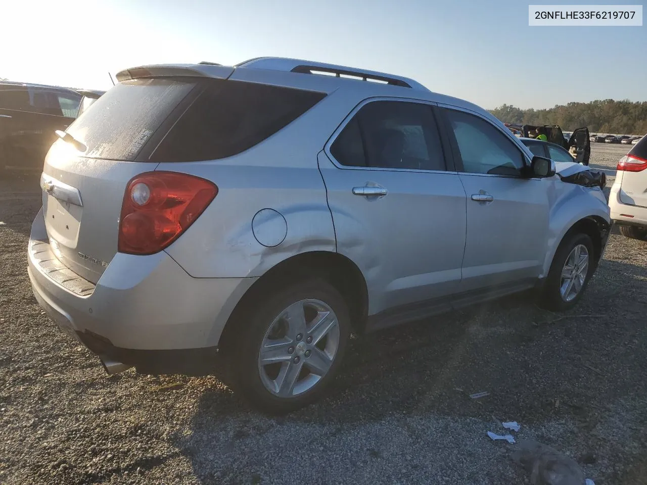 2015 Chevrolet Equinox Ltz VIN: 2GNFLHE33F6219707 Lot: 74451984