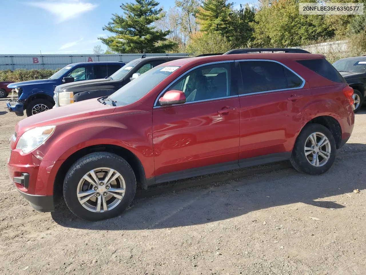 2015 Chevrolet Equinox Lt VIN: 2GNFLBE36F6350577 Lot: 74538224