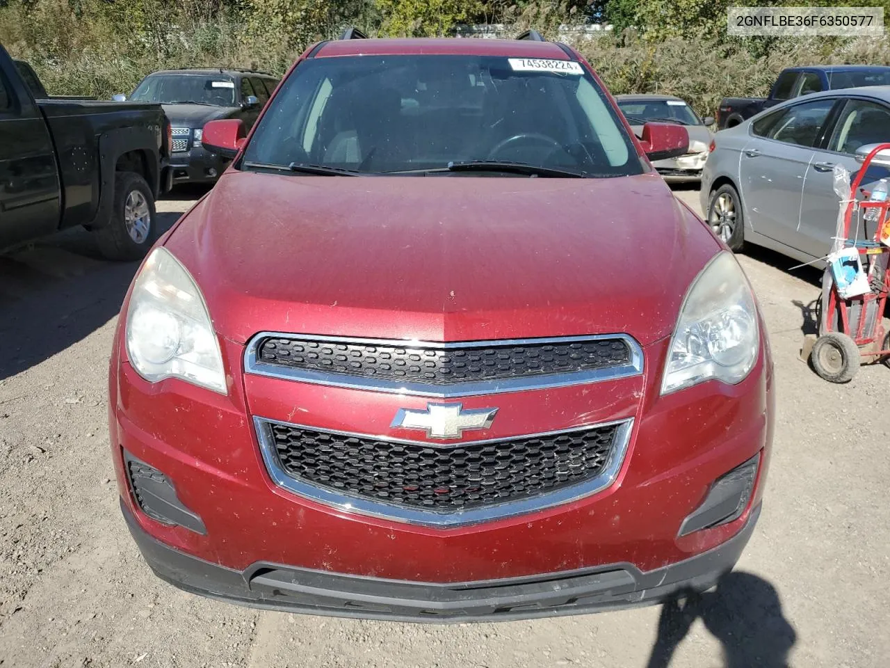 2015 Chevrolet Equinox Lt VIN: 2GNFLBE36F6350577 Lot: 74538224