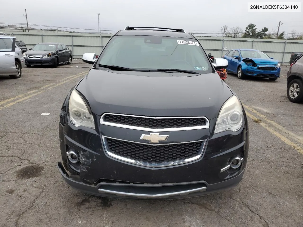 2015 Chevrolet Equinox Ltz VIN: 2GNALDEK5F6304140 Lot: 74655974