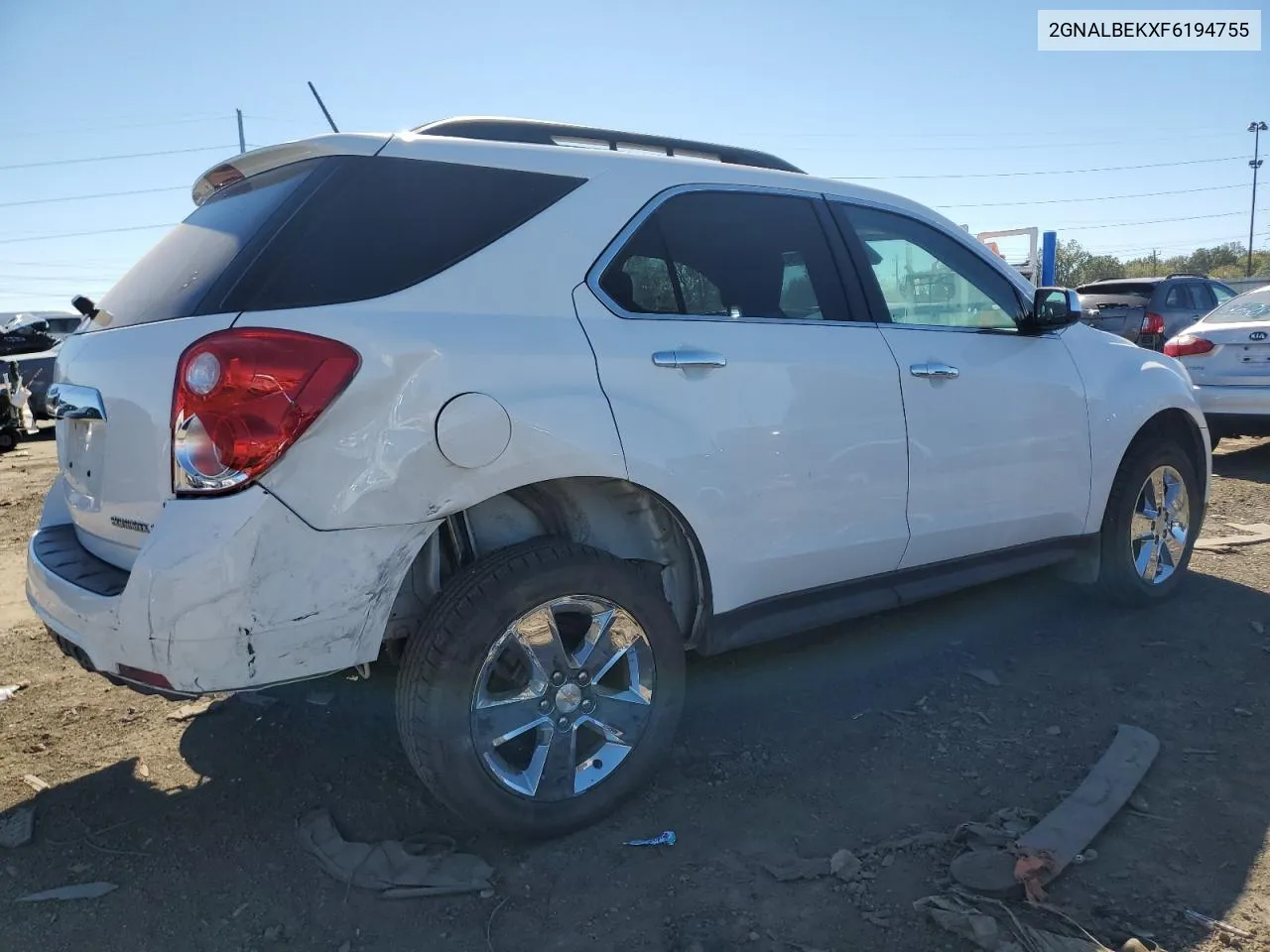 2GNALBEKXF6194755 2015 Chevrolet Equinox Lt