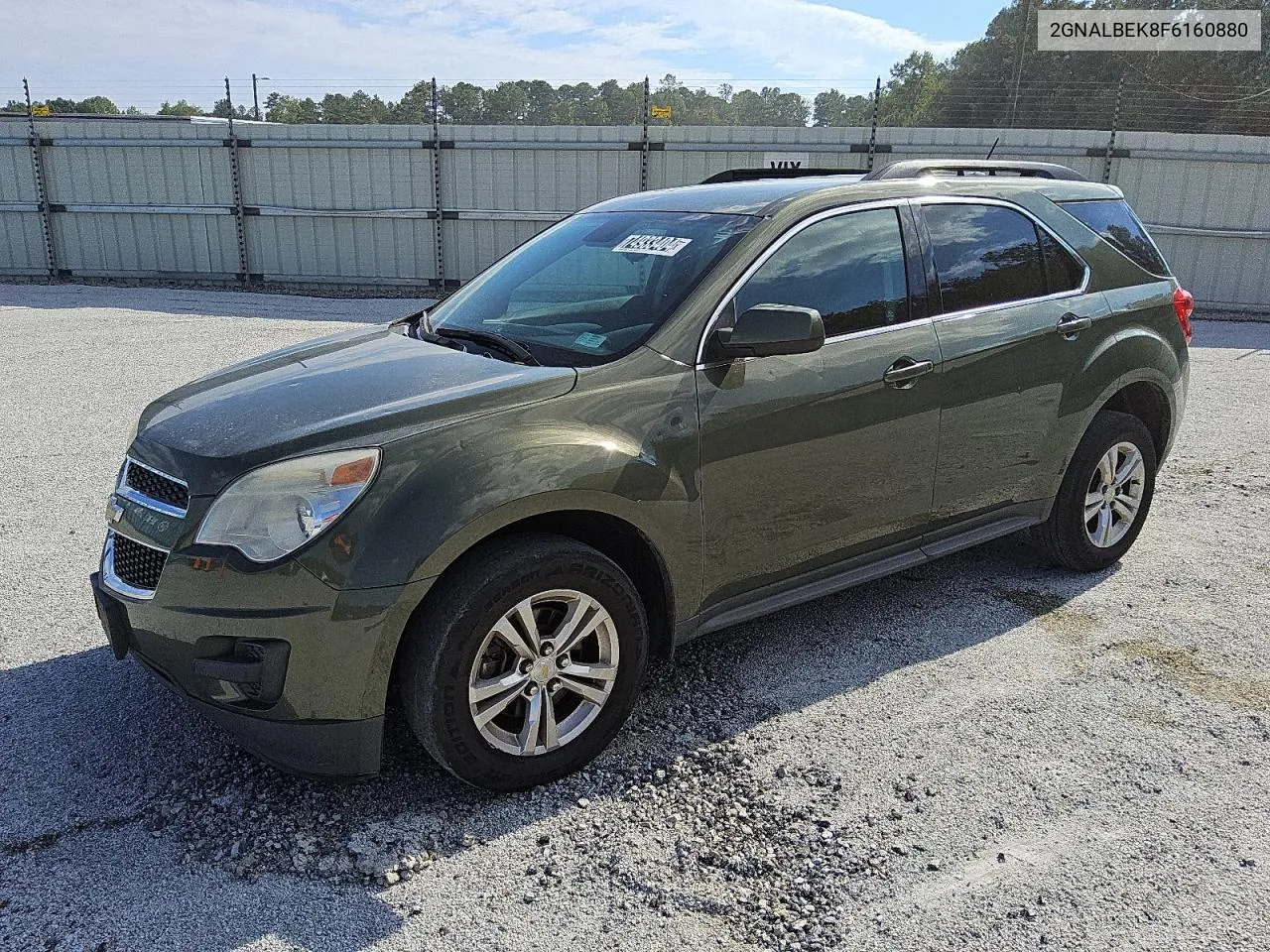 2015 Chevrolet Equinox Lt VIN: 2GNALBEK8F6160880 Lot: 74933404