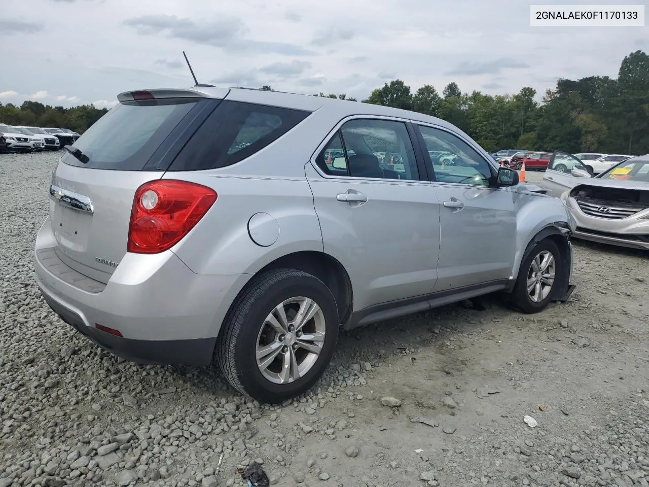 2015 Chevrolet Equinox Ls VIN: 2GNALAEK0F1170133 Lot: 74957374